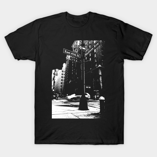 New York Street Sign T-Shirt by NYCTshirts